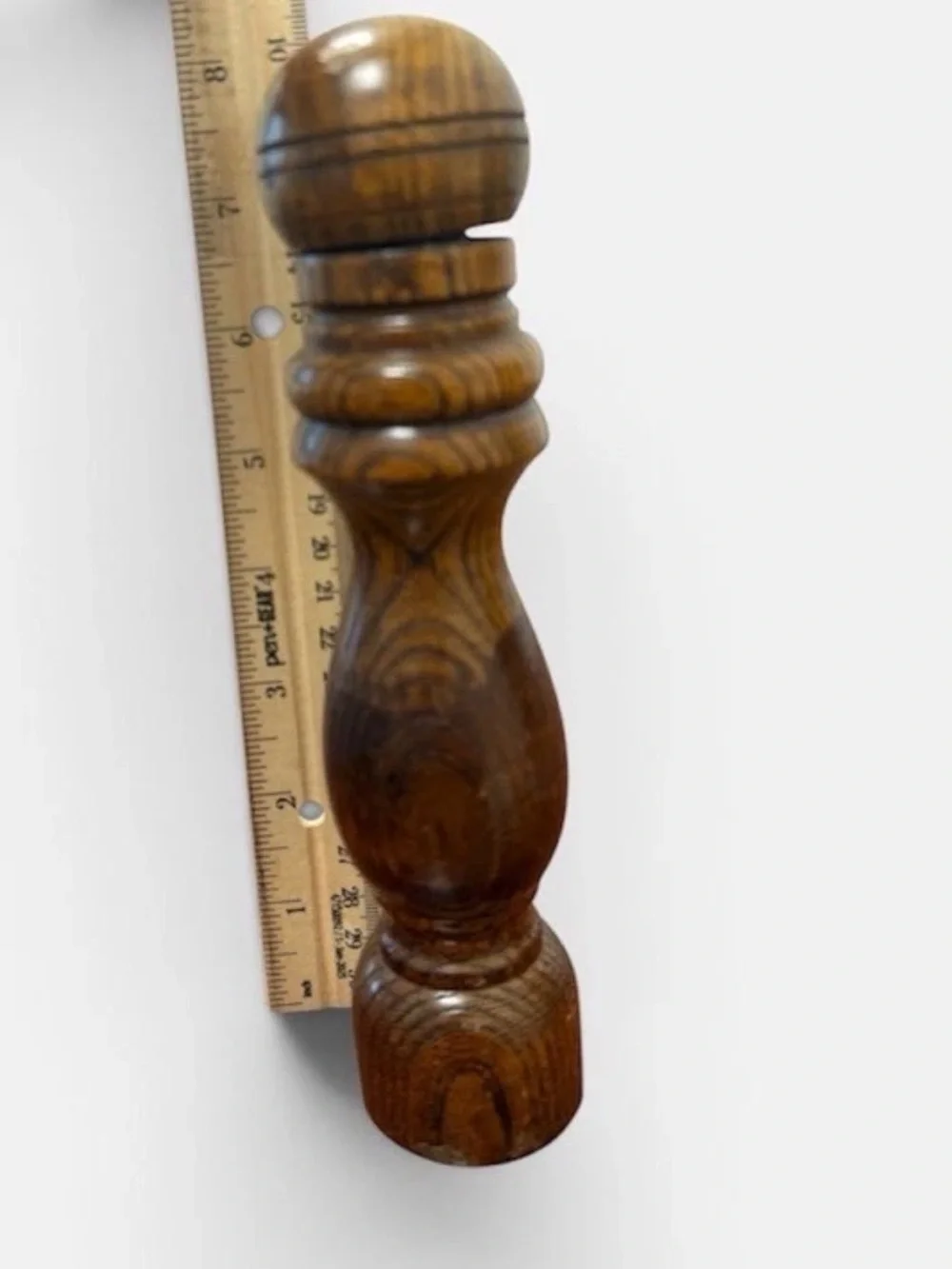 Turned Wood Baluster Post - Brown